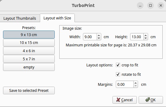 Screenshot Layout Wizard